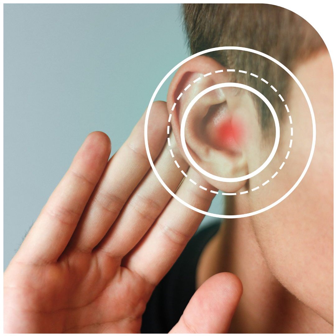 Sufferer of tinnitus needing tinnitus treatment and tinnitus management