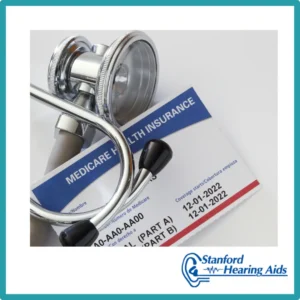 A Medicare card sits next to a stethoscope.
