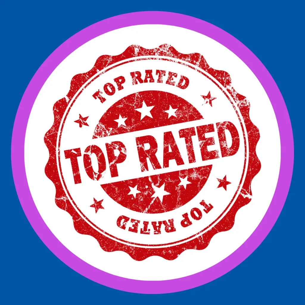 A seal says "Top-Rated."