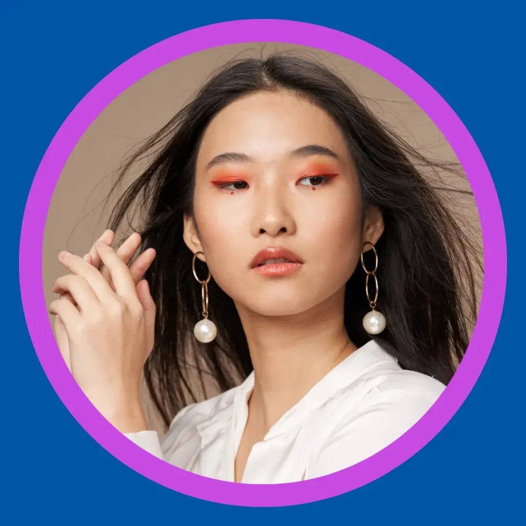 A woman looks confused.